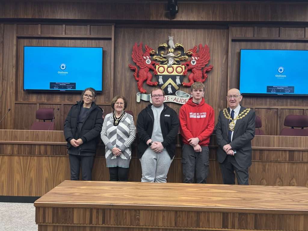 Oldham College learners recognised at the Mayors Appreciation Awards event